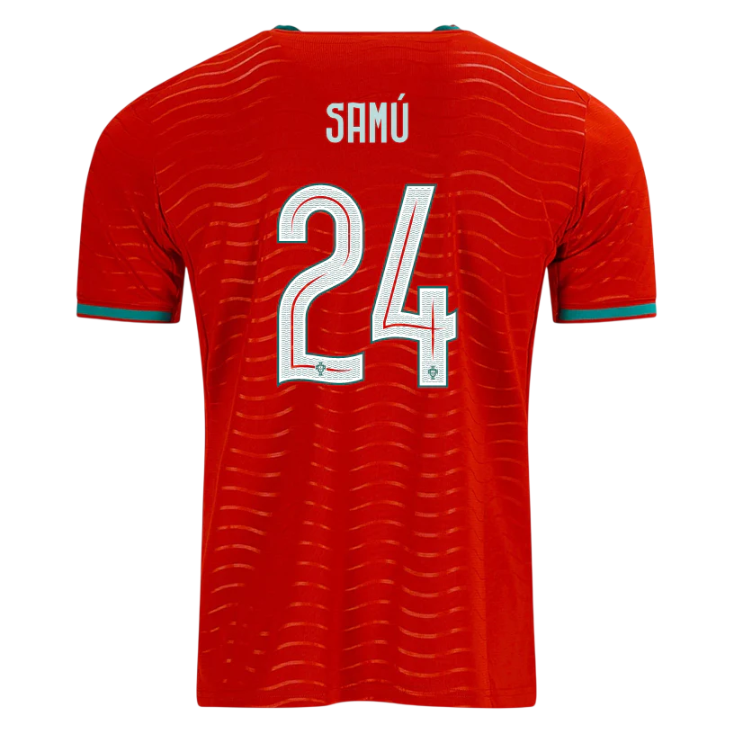 Portugal SAMU #24 Home World Cup 2026 Jersey Red Men's