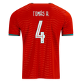 Portugal TOMAS A. #4 Home World Cup 2026 Jersey Red Men's
