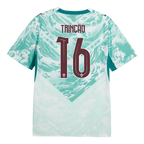 Portugal TRINCAO #16 Away World Cup 2026 Jersey White & Blue Men's