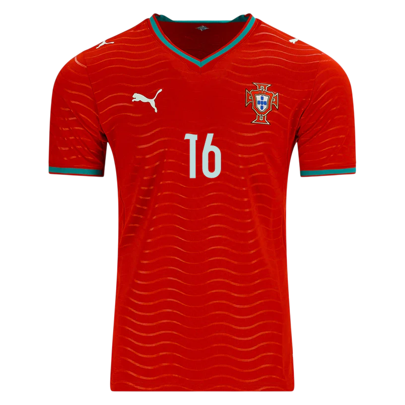 Portugal TRINCAO #16 Home World Cup 2026 Jersey Red Men's
