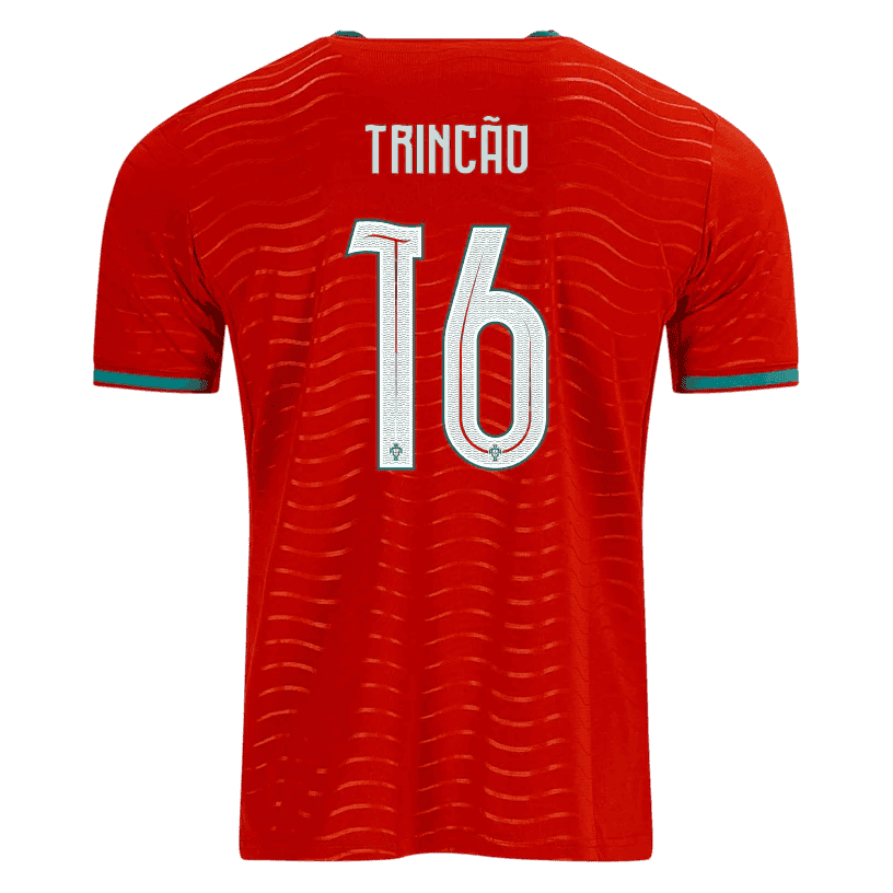 Portugal TRINCAO #16 Home World Cup 2026 Jersey Red Men's
