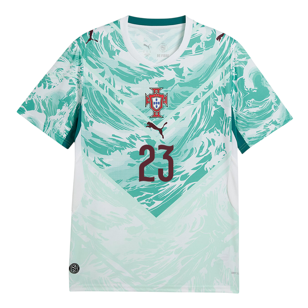 Portugal VITINHA #23 Away World Cup 2026 Jersey White & Blue Men's