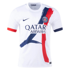 PSG Away 2025/26 Jersey White Men's