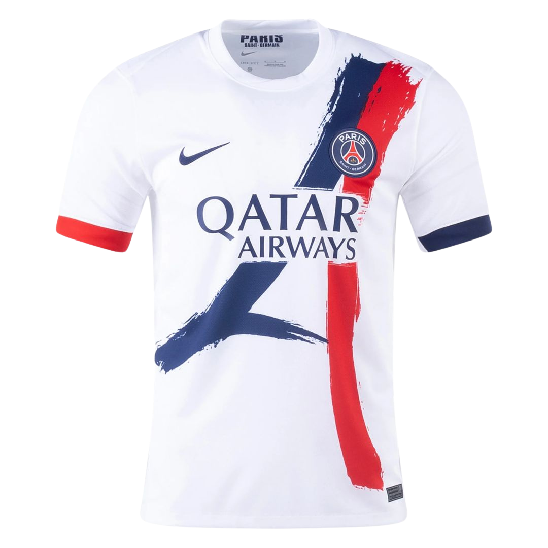PSG Away 2025/26 Jersey White Men's