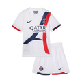 PSG Away 2025/26 Kit White Kids