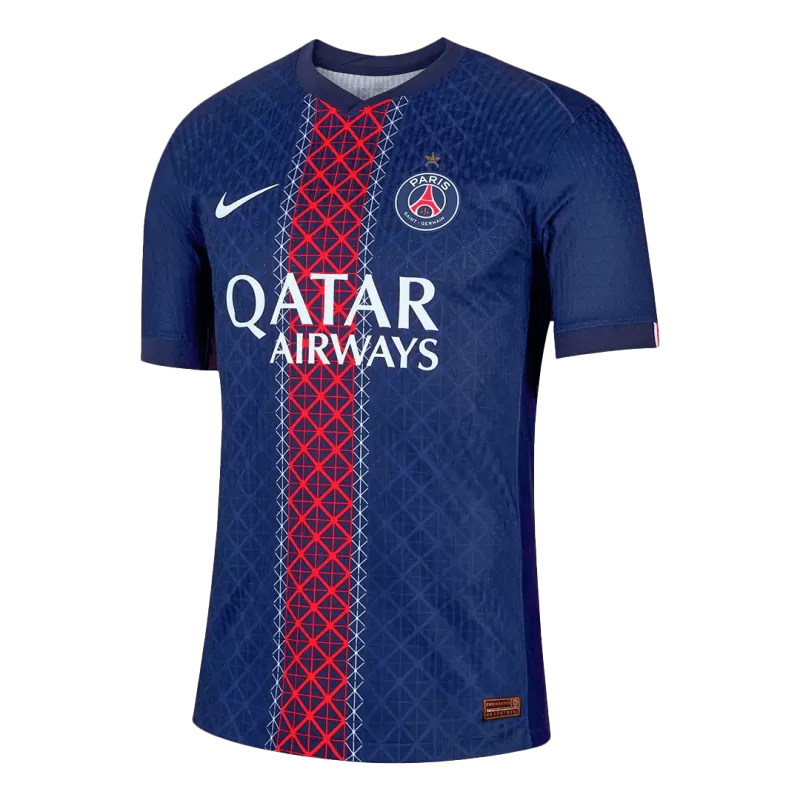 PSG Home 2025/26 Jersey Player's Version Navy Blue Men's