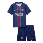 PSG Home 2025/26 Kit Navy Blue Kids
