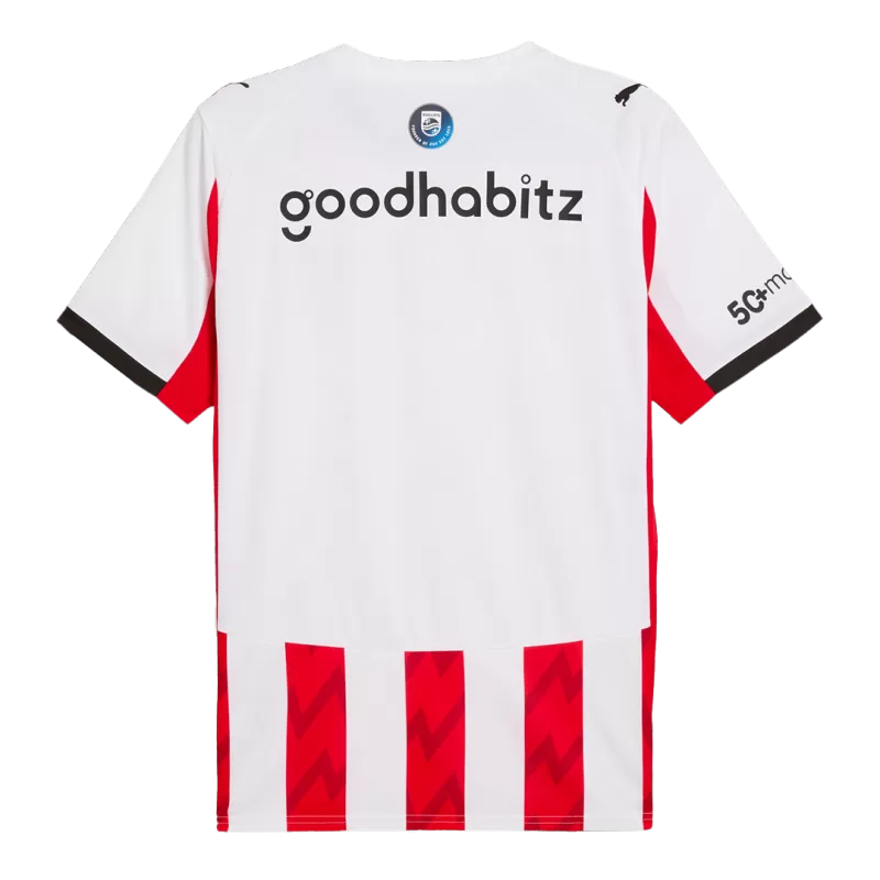 PSV Home 2025/26 Jersey Red & White Men's