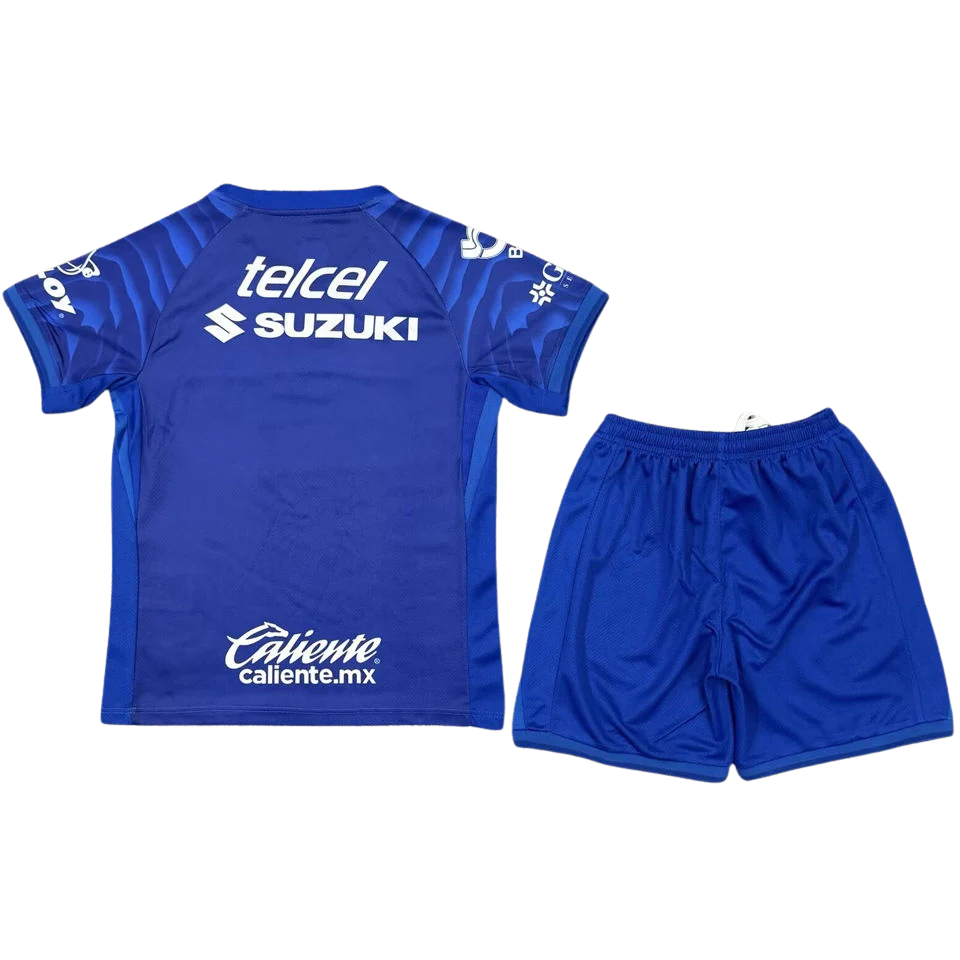 Pumas UNAM Away 2025/26 Kit Blue Kids