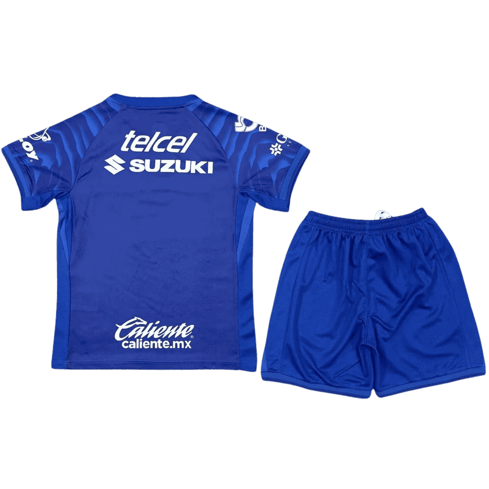 Pumas UNAM Away 2025/26 Kit Blue Kids