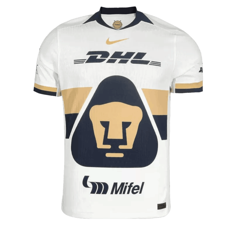 Pumas UNAM Home 2025/26 Jersey Player's Version White Men's