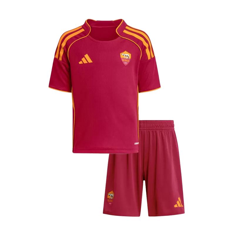 Roma Home 2025/26 Kit Red Kids
