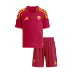 Roma Home 2025/26 Kit Red Kids