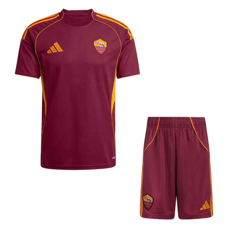 Roma Home 2025/26 Kit Red Men's