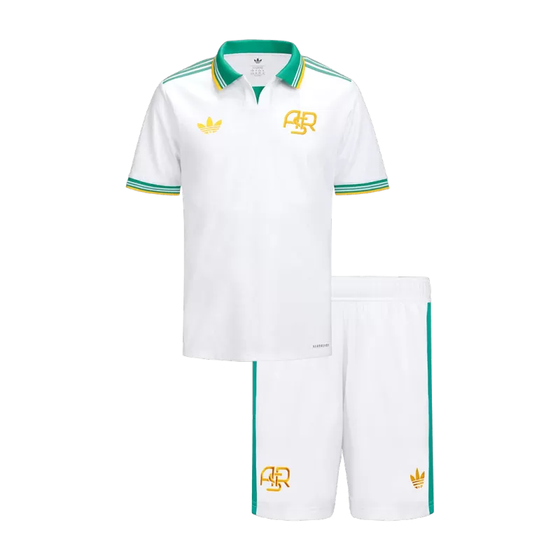 Roma Third 2025/26 Kit White Kids