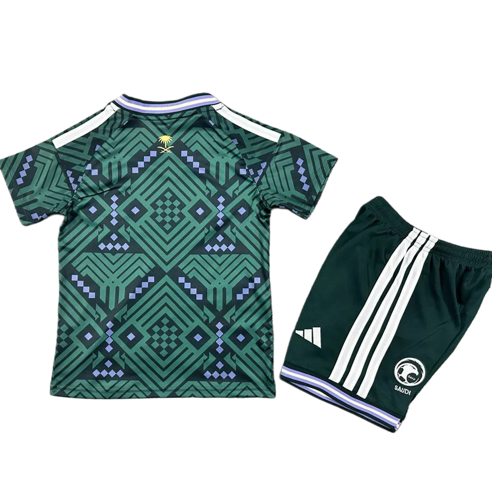 Saudi Arabia Home World Cup 2026 Kit Green Kids