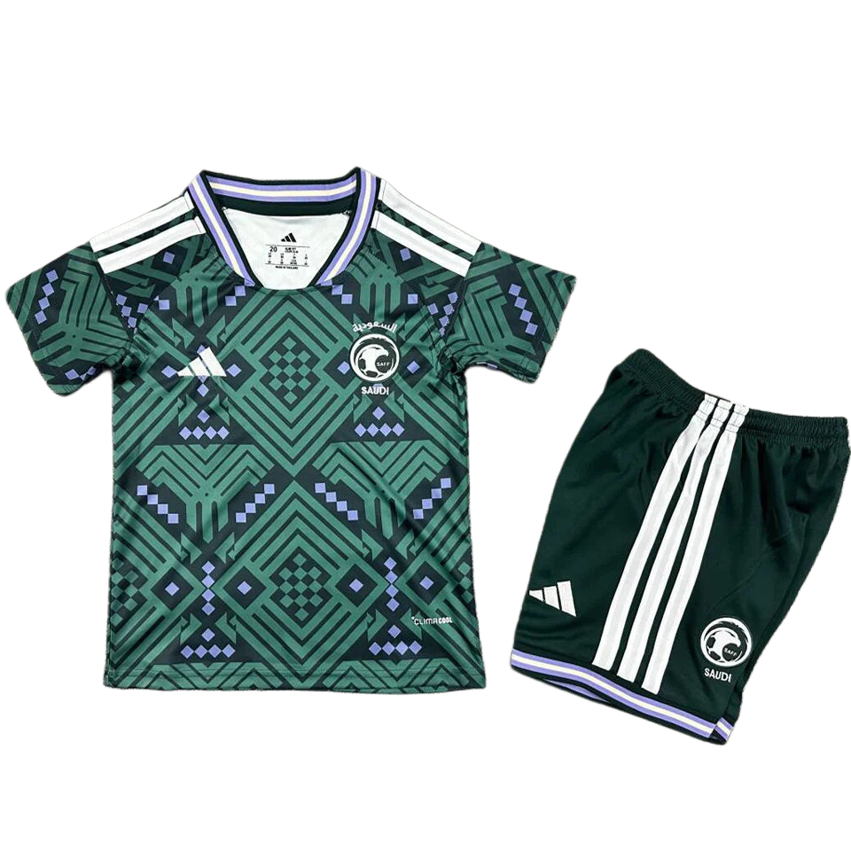 Saudi Arabia Home World Cup 2026 Kit Green Kids