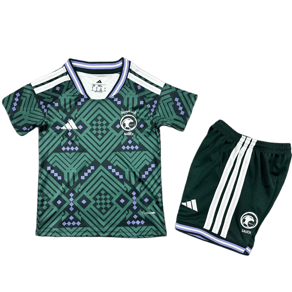 Saudi Arabia Home World Cup 2026 Kit Green Kids