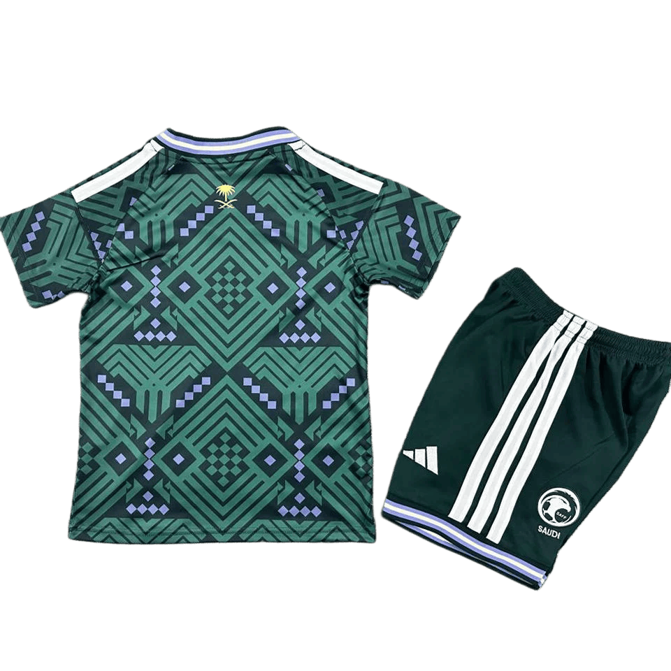 Saudi Arabia Home World Cup 2026 Kit Green Kids