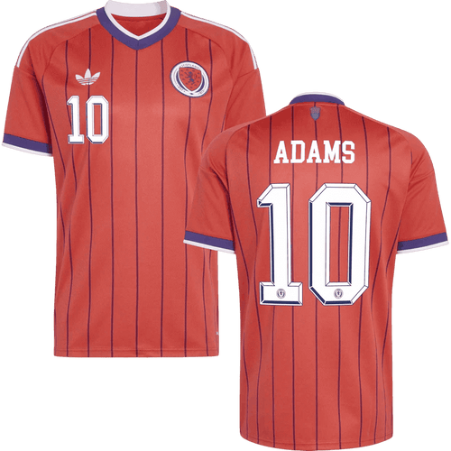 Scotland ADAMS #10 Away World Cup 2026 Jersey Orange Men's