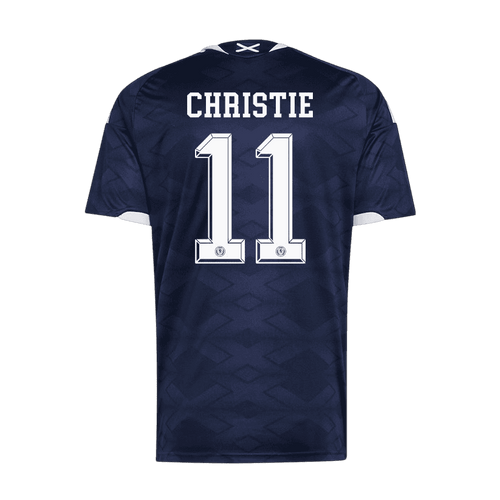Scotland CHRISTIE #11 Home World Cup 2026 Jersey Navy Blue Men's