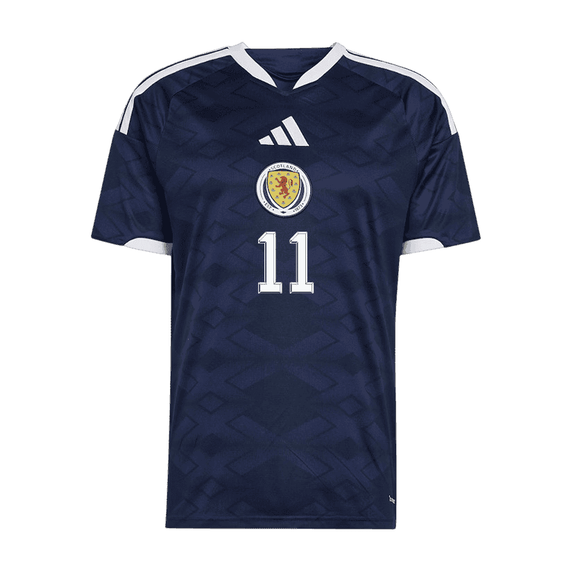 Scotland CHRISTIE #11 Home World Cup 2026 Jersey Navy Blue Men's