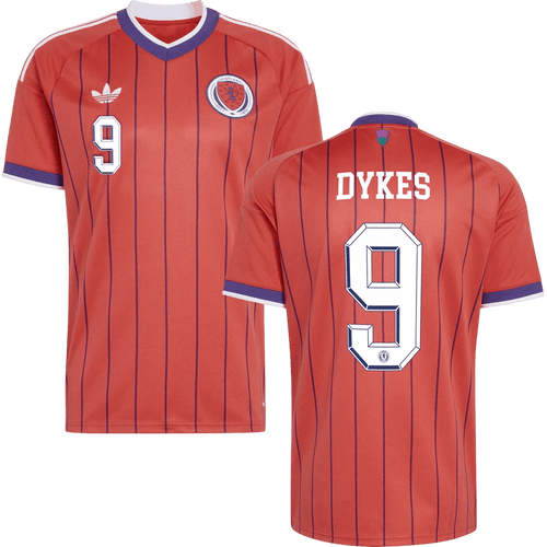 Scotland DYKES #9 Away World Cup 2026 Jersey Orange Men's