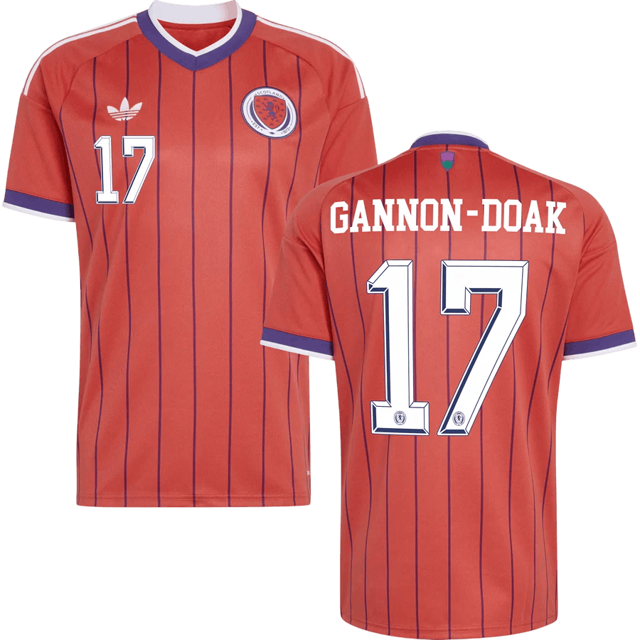 Scotland GANNON-DOAK #17 Away World Cup 2026 Jersey Orange Men's