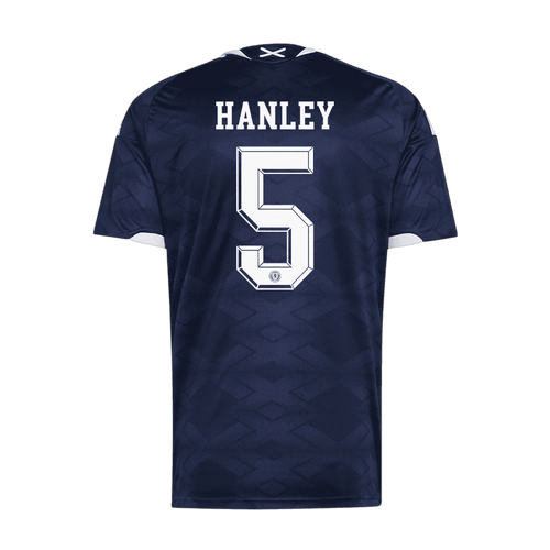 Scotland HANLEY #5 Home World Cup 2026 Jersey Navy Blue Men's