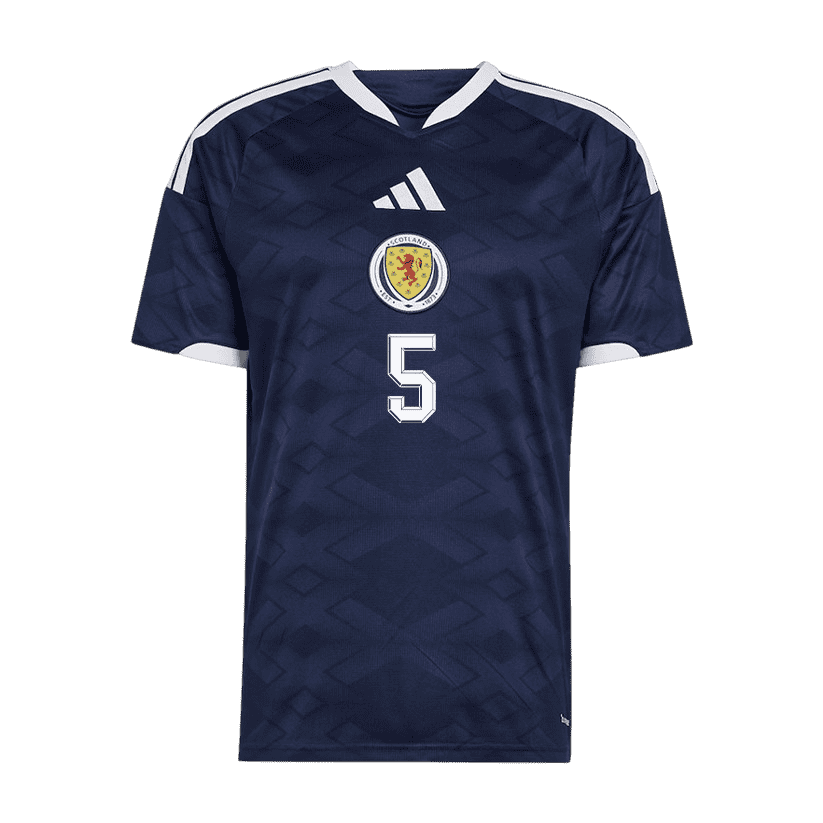 Scotland HANLEY #5 Home World Cup 2026 Jersey Navy Blue Men's