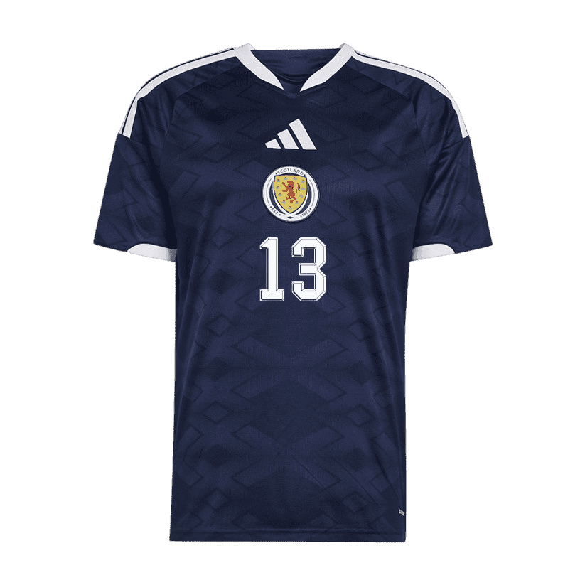 Scotland HENDRY #13 Home World Cup 2026 Jersey Navy Blue Men's