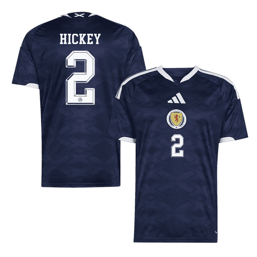 Scotland HICKEY #2 Home World Cup 2026 Jersey Navy Blue Men's