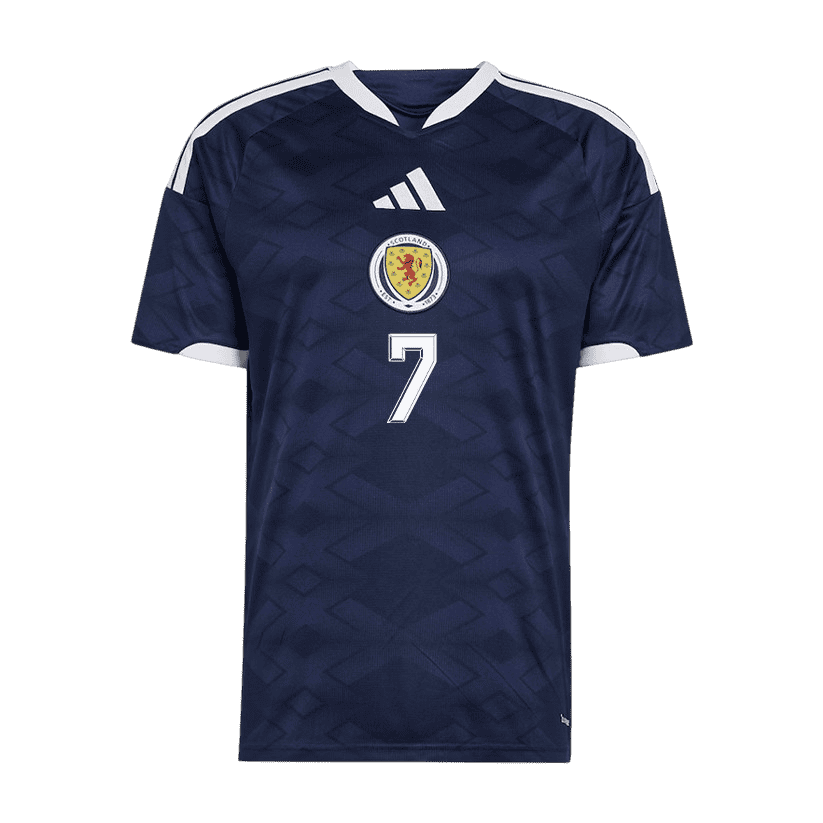 Scotland McGINN #7 Home World Cup 2026 Jersey Navy Blue Men's