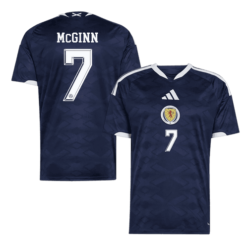 Scotland McGINN #7 Home World Cup 2026 Jersey Navy Blue Men's