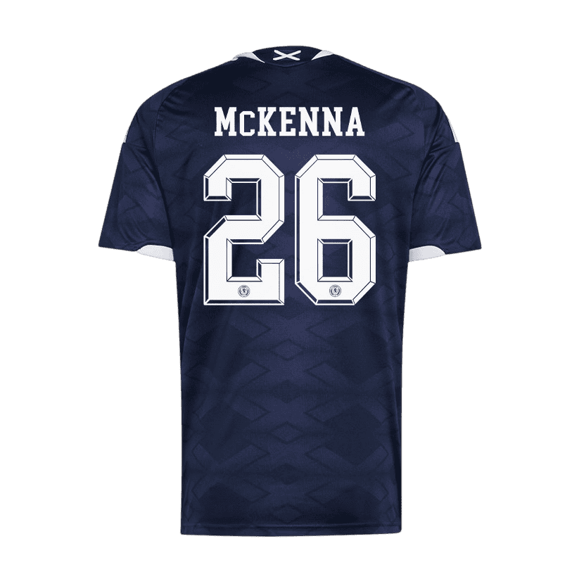 Scotland McKENNA #26 Home World Cup 2026 Jersey Navy Blue Men's
