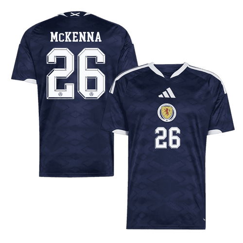 Scotland McKENNA #26 Home World Cup 2026 Jersey Navy Blue Men's