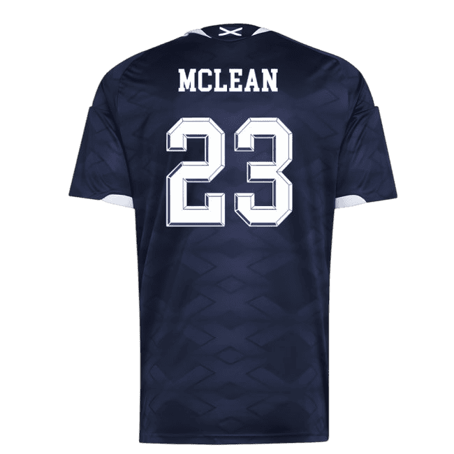 Scotland MCLEAN #23 Home World Cup 2026 Jersey Navy Blue Men's