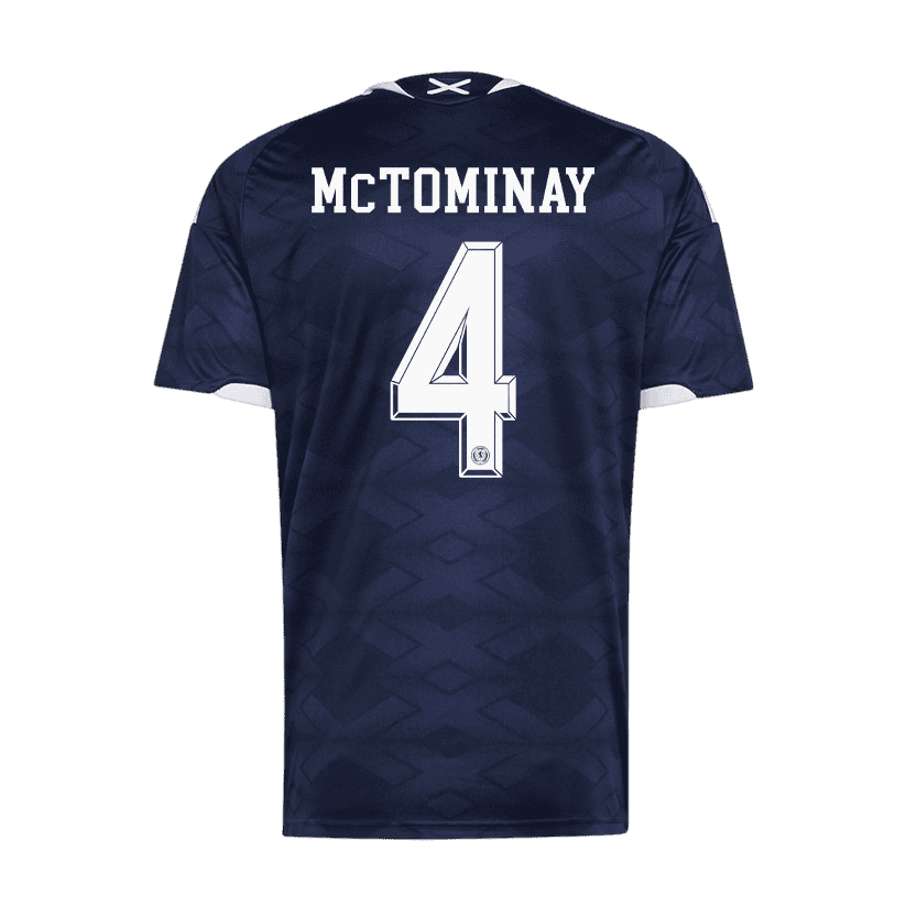 Scotland McTOMINAY #4 Home World Cup 2026 Jersey Navy Blue Men's