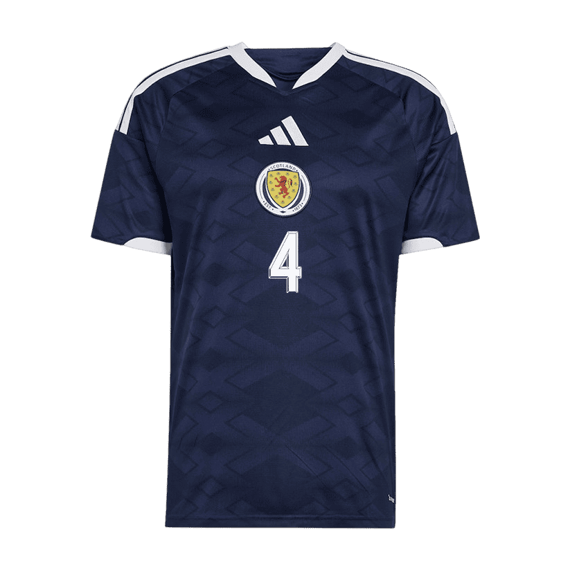 Scotland McTOMINAY #4 Home World Cup 2026 Jersey Navy Blue Men's