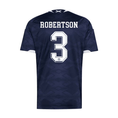 Scotland ROBERTSON #3 Home World Cup 2026 Jersey Navy Blue Men's