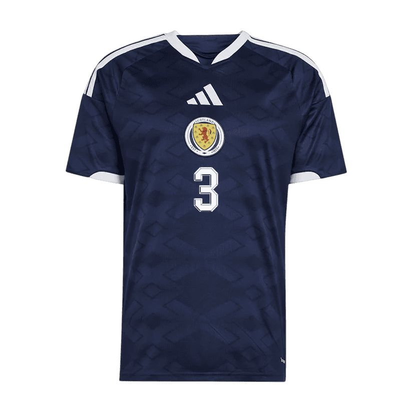 Scotland ROBERTSON #3 Home World Cup 2026 Jersey Navy Blue Men's
