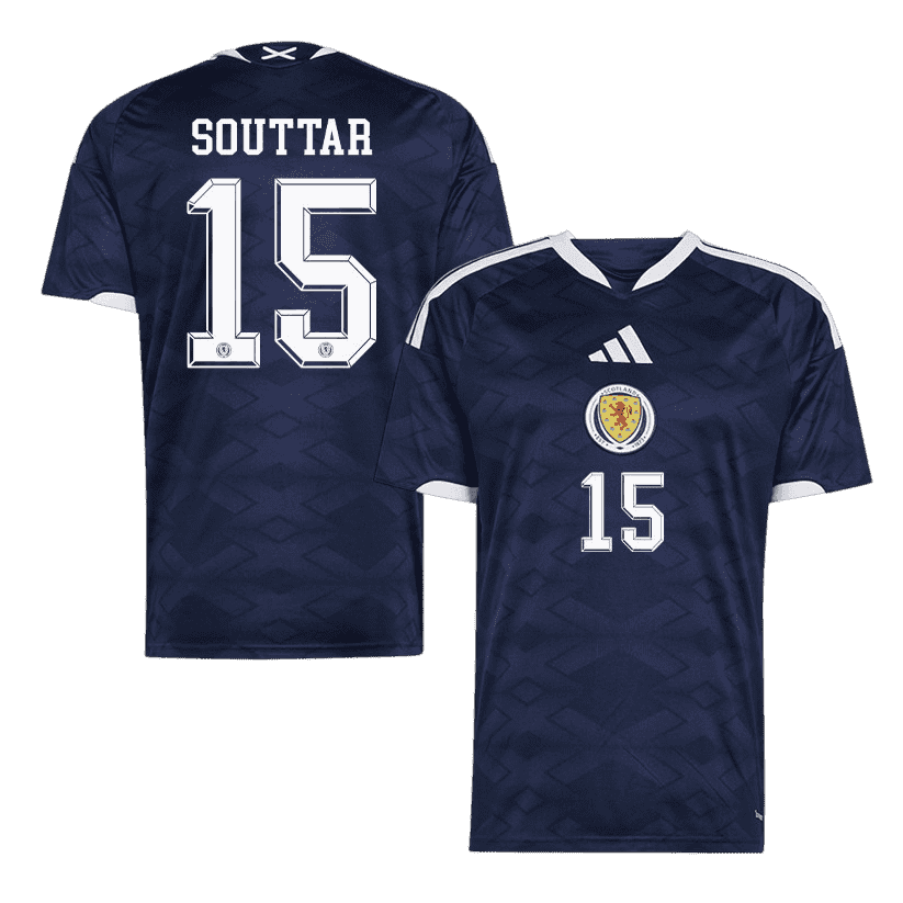 Scotland SOUTTAR #15 Home World Cup 2026 Jersey Navy Blue Men's