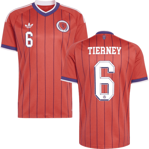 Scotland TIERNEY #6 Away World Cup 2026 Jersey Orange Men's