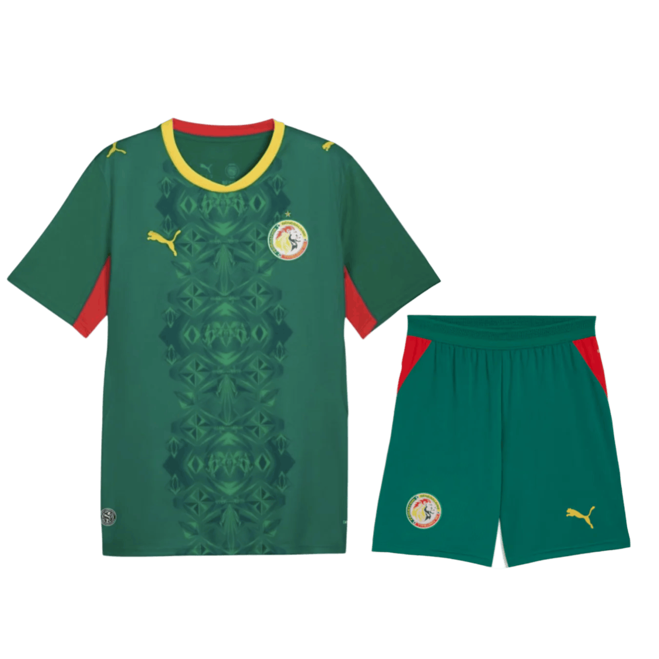 Senegal Away World Cup 2026 Kit Green Kids