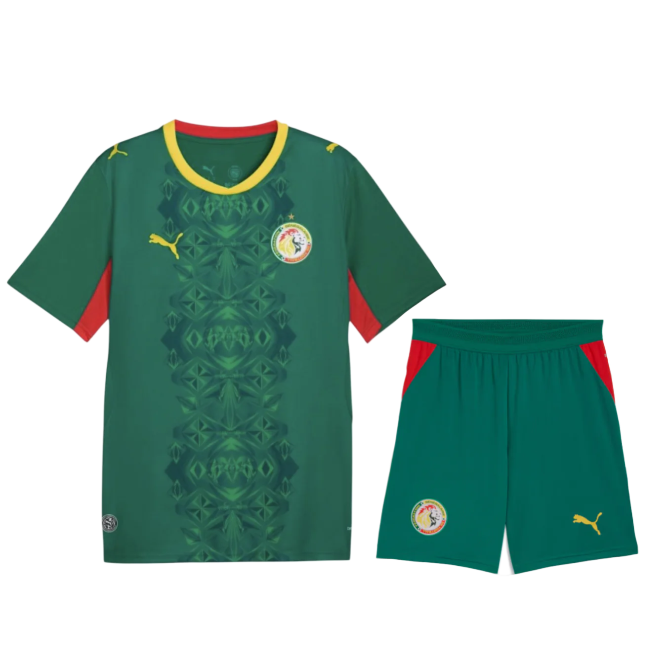 Senegal Away World Cup 2026 Kit Green Kids