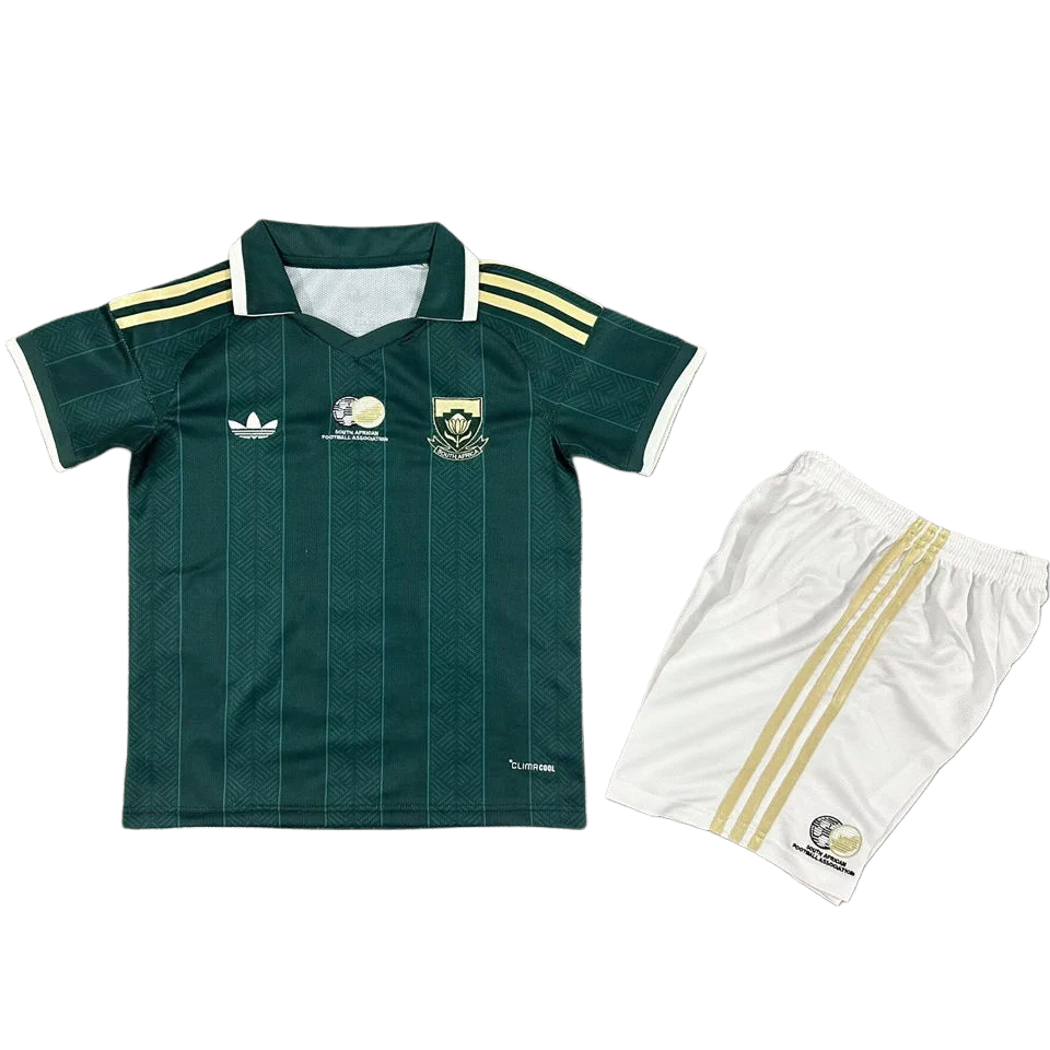 South Africa Away World Cup 2026 Kit Green Kids
