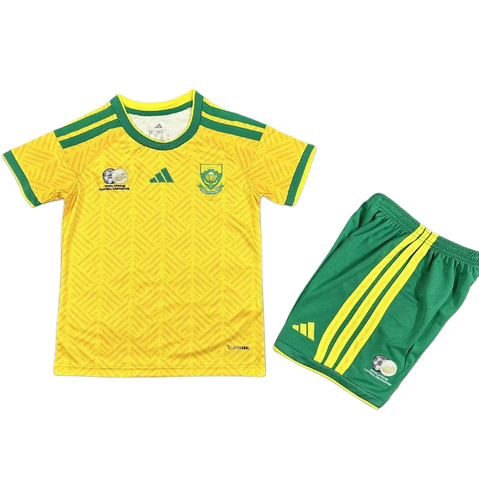 South Africa Home World Cup 2026 Kit Yellow Kids