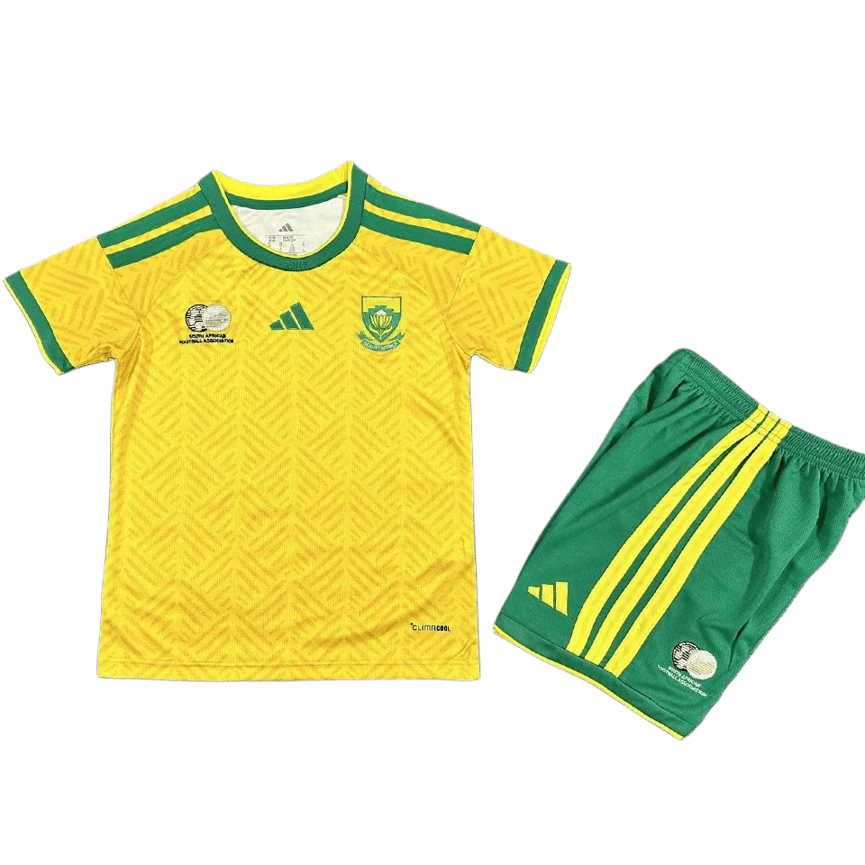 South Africa Home World Cup 2026 Kit Yellow Kids