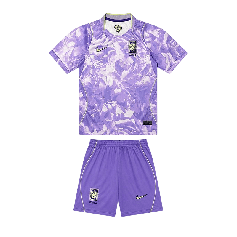 South Korea Away World Cup 2026 Kit Purple Kids