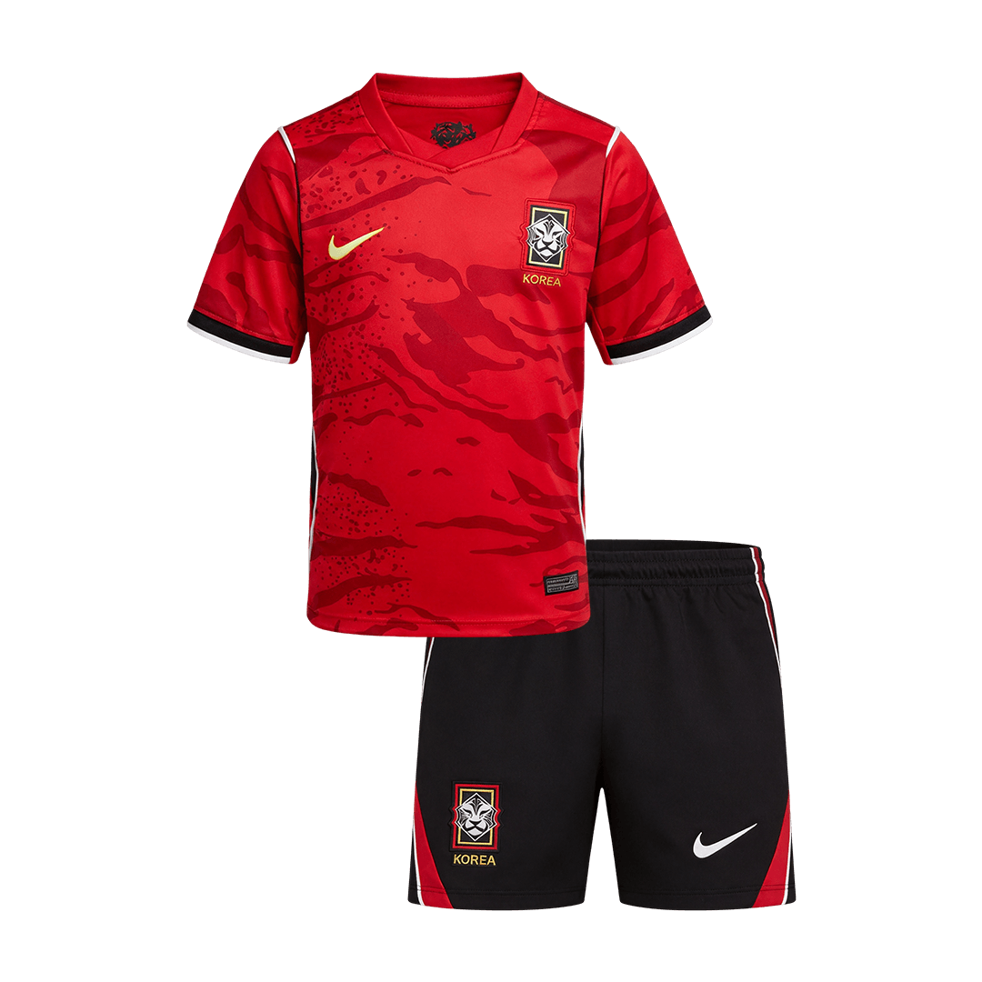 South Korea Home World Cup 2026 Kit Red Kids